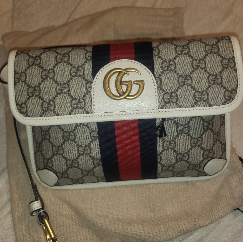 Gucci GG Supreme Web Ophidia Small Belt Bag NEW